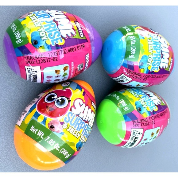 Other - Slime Surprise Jelly Toy Eggs Scented Squishy + Slime Series #1 - LOT OF 4